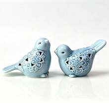Bird Ornament Set (2pcs), Decorative Art Craft Collectibles, Suitable For Home, Office, Car And Coffee Table, Versatile Use, Washable, Ideal Gift For Friends And Family - A - View 5