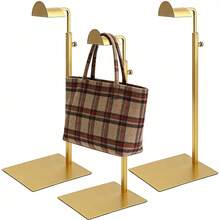 1/2pcs Exquisite Handbag Display Rack, Stainless Steel Material, 14.17in, Expandable To 23.62in, Suitable For Home/Boutique/Jewelry Retail Store | Easy Installation/Disassembly, Bag Hanging Rack - A - View 3