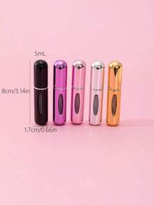 1/5/Pcs Portable 5ml Mini Refillable Perfume Atomizer, Travel Essential ...