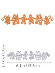 1PC Christmas Metal Cutting Dies, Christmas Gifts, Snowflakes, Bells & Holiday Decorations Die Cuts, DIY Card Making, Scrapbooking, Paper Craft, Greeting Card Decoration - Christmas - View 10
