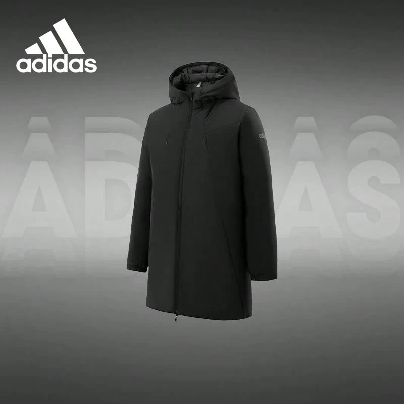 Adidas Men's Down Jacket Winter New Style Sports Casual Down Padded Jacket Windproof Warm KC2162 - Black - View 1