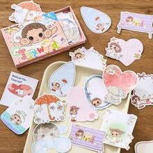 30pcs Cute Cartoon Shaped Sticky Notes, Fresh Style Planner Memo Paper For Journaling, Recording And Check-In, Writable - one-size - View 3