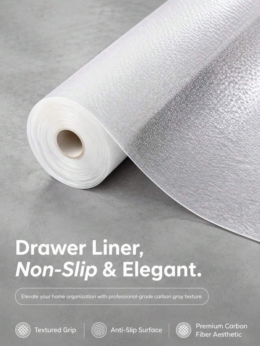 1 Roll Of Minimalist Clear Fresh Air Transparent EVA Drawer Pad, EVA Cabinet Pad, Anti Fouling, Wear-Resistant And Easy To Wipe, With Multiple Specifications To Choose From, Suitable For Various Drawers, Creating A Clean Home Storage Environment.