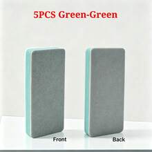 Double-Sided Magic Glass Cleaning Block, Bathroom Shower Mirror Car Window Stubborn Limescale & Water Stain Remover, Scratch-Free Cleaning Sponge Scrubber For Home Use - One Size - View 8