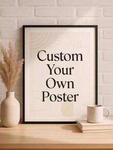 1pc Customized Photo Poster, Suitable For Wedding, Party, Family And Other Personalized Printing, High-Quality Photo Paper, Photo Cloth And Adhesive Material, Ideal Gift For Him, Her, Boyfriend, Girlfriend, Family, Friends, Suitable For Birthday, Wedding - Multicolor - View 2