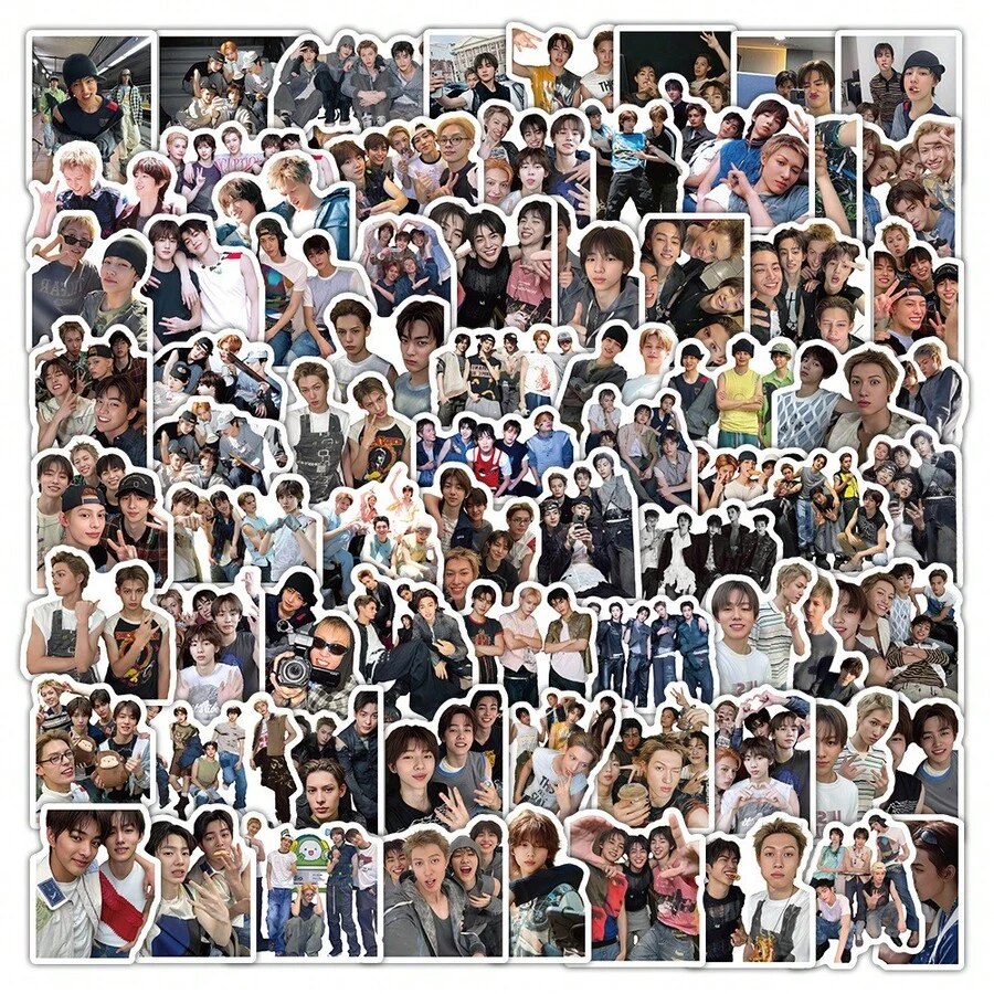 Hasbro 100PCS/1set Cortis Celebrity Stickers KPOP Korean Wave Team DIY Scrapbook Stickers Skateboard Decoration Waterproof Stickers - Multicolor - View 1