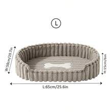 1pc Pet Bed For Cats And Dogs, Winter Warmth And Insulation, Suitable For Small, Medium And Large Pets, Plush Material With High-Density Sponge, Fast Rebound, Semi-Enclosed Bottom, Anti-Slip And Moisture-Proof, Puppy House, Kitten House - Multicolor - View 14