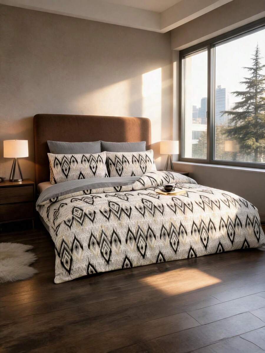 Tabea Home - Cozy Duvet Set - Beige - View 1