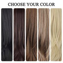 Women's Clip-In Ponytail Hair Extension 18 Inch Synthetic Fiber Natural Wavy Ponytail Hair Piece Blonde Brown Black - Multicolor - View 3