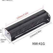 1pc Manual Stainless Steel Cigarette Roller, 70-110mm Cigarette Maker, Handheld Tobacco Rolling Tool, No Power Needed, Hand Cigarette Roller, Cigarette Rolling Accessory - Multicolor - View 12