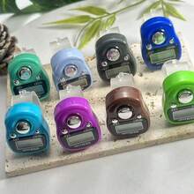 LED發光手指環電子計數器，便攜式手指計數器，齋月祈禱誦經計數器，齋月迷你手持計數工具，多色可選 - 多色 - 查看 3