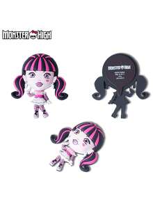 Monogram 1PC Monster High Officially Licensed 3D Soft Rubber Fridge Magnet Cute Character Decorative Magnet For Refrigerator Locker Cabinet Stylish Collectible Accessory Ideal Gift For Monster High Fans - Monster High - View 2