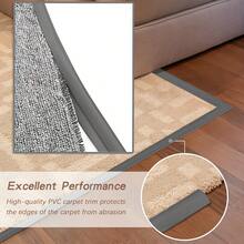 1pc 3 Meters PVC Floor Trim Strip, Floor Edge Decorative Strip, Cuttable Flexible Floor Transition Strip, Threshold Height Less Than 5mm - A - View 5