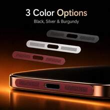 Anti-Dust Metal Speaker Net & Charging Port Protective Cover Compatible With Iphone 17 16 15 , Anti-Scratch Dust Mesh Guards Against Dust And Debris - Multicolor - View 2