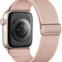 Applicable To Watch Elastic Nylon Adjustable Sport Band (One-Pack) - Baby Pink - View 5