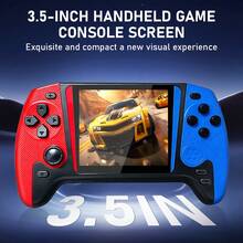 Retro Handheld Game Console, 3.5-Inch IPS Full-Angle HD Screen, Durable Structure, Compact Design, Long Battery Life, Must-Have For Nostalgia Enthusiasts, ABS Material, Portable Gaming Device, - View 1