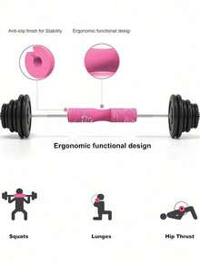 1pc Foam Barbell Shoulder Pad For Women Squatting Weightlifting Neck Pad Shoulder & Neck Protector For Men Fitness Thickened Hip Thrust Bar Guard Halloween - Multicolor - View 8