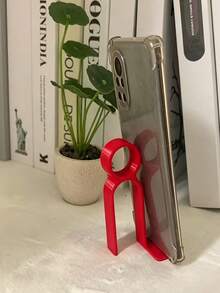 Multi- Function Phone Stand For Desk, Lazy Bracket For Bed& Office, Anti- Slip Portable Holder With Storage, Simple Plastic Decor For Home Office, Travel& Bathroom, Desktop Phone Cradle For Watching Movie,It'S The Perfect Gift For Oneself - Multicolor - View 3
