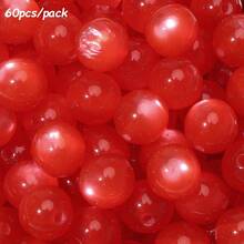 60pcs 10mm Multicolor Resin Imitation Cat Eyes Round Beads,DIY Handmade Jewelry Making Loose Beads Accessories - Beads - View 16