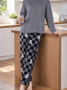 Women Pajama Sets - Grey - View 1
