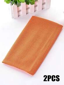 Macaron Style Minimalist Cooling Sports Towel, Portable Foldable, Quick Dry, With Hook-And-Loop Design, High Density Cooling, Breathable And Sweat-Absorbent, Suitable For Summer Gym, Beach Sports, Sports Cooling Towel - Multicolor - View 28