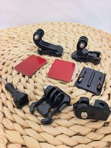 8Pcs Action Camera Helmet Mount Adapter Kit Curved Flat Adhesive For Insta360 D Ji Sjcam Bike Ski Surf - View 11