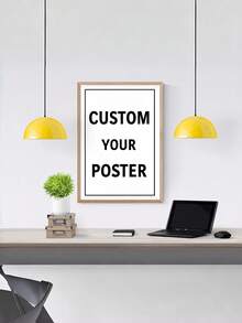 1pc Customized Photo Poster, Suitable For Wedding, Party, Family And Other Personalized Printing, High-Quality Photo Paper, Photo Cloth And Adhesive Material, Ideal Gift For Him, Her, Boyfriend, Girlfriend, Family, Friends, Suitable For Birthday, Wedding - Multicolor - View 1