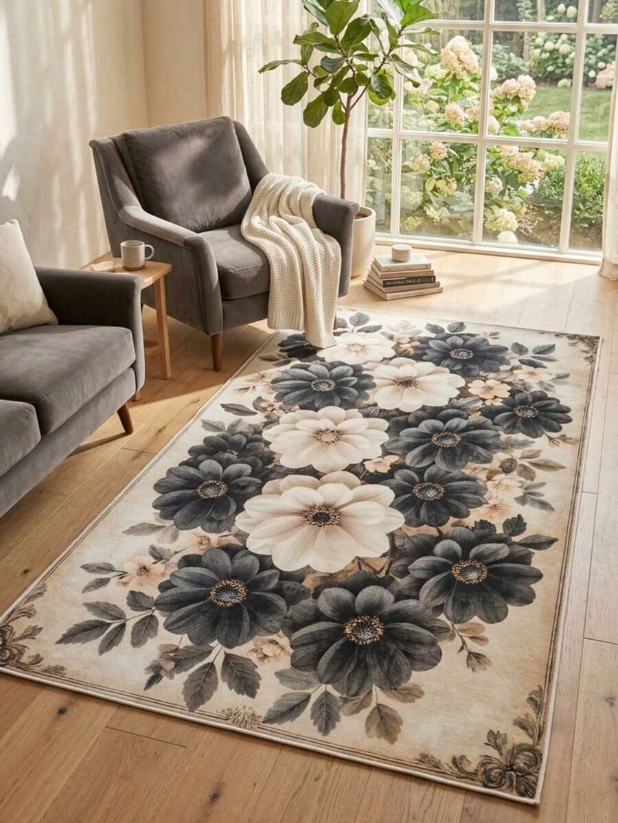 Non-Slip, Washable, Digitally Printed Rug, Runner, Kitchen Rug - Multicolor - View 1