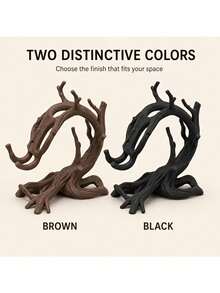 Creative Branch-Shaped Phone Stand Set (2pcs) - Rustic Branch Design Desktop Phone Holder - Portable Smartphone Stand - Suitable For Home And Office Decor - Multicolor - View 5