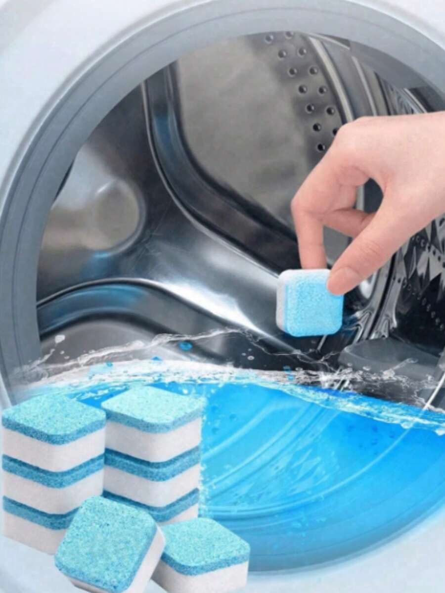jakehoe Washing Machine Cleaning Tablets - Foaming Deep Cleaning & Deodorizing Tablets, Suitable For Household Washing Machines - Multicolor - View 1