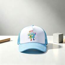 1PC Mesh Trucker Hat, SIX SEVEN Cartoon Number Character Print, Breathable Mesh Back, Adjustable Unisex Cap For Daily, Street, Outdoor & Travel - Multi-color - View 12