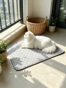 Reusable And Washable Pet Pee Pads - 4-Layer Waterproof & Absorbent, Dog/Cat Training & Housebreaking Pads For Small/Medium/Large Pets, Keep Your Pets Dry And Comfortable - Light Grey - View 4