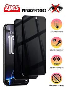 Navigator 2片裝防偷窺隱私鋼化玻璃螢幕保護貼，抗碎裂，相容 iPhone Duo/18 Pro Max/18 Pro/18/17 Pro Max/17/17 Pro/17 Air/16 Pro Max/16/16 Pro/16 Plus/15 Pro Max/15/15 Pro/15 Plus/14 Pro Max/14/14 Pro/14 Plus/13 Pro Max/13/13 Pro/12/12 Pro/12 Pro Max/11/11 Pro Max 全系列 - 無色 - 查看 33
