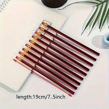 50/30pcs Premium HB Pencils With Eraser - Smooth Writing, Suitable For Classroom, Office And Studio Drawing And Shading - Premium Wood Barrel | Hexagonal Grip, Break-Resistant Lead, Latex-Free Eraser, Suitable For Notes, Exams, Journals And Artistic Creation - Pencil - View 7