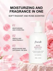 Lotion Tubuh Fresh Rose Dawn - 300ml - 10 FL.OZ - KULIT HALUS SEPERTI SUTRA DENGAN AROMA MAWAR - 300ml - View 3