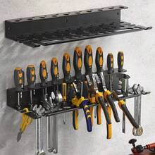 Wall Mounted Tool Storage Rack, Garage Hand Tool Organizer, Hanging Holder For Screwdrivers, Wrenches, Pliers, Hammers - Wall-mounted Tool Organizer - View 1