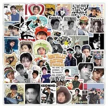 Hasbro 100pcs/1set Cortis Star Stickers KPOP Korean Pop Group DIY Planner Stickers Skateboard Decoration Waterproof Decals - Multicolor - View 6