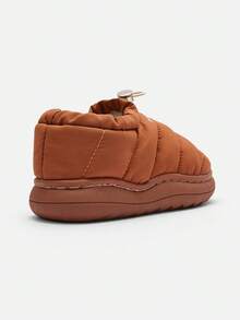 Balabala Boys Girls Warm Winter House Slippers Thick Soft Indoor Footwear - Brick Red - View 5