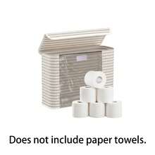 24L Large Capacity Toilet Paper Storage Box, Multi-Functional Paper Holder, Bathroom Accessory, Foldable Tissue Storage Basket, Neat Arrangement, Suitable For Home Use, Bathroom, Storage And Organization, Home Decor, Home Storage - Multicolor - View 12