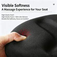1PC / Thickened Widened Bike Seat Cover Breathable Silicone Gel Saddle Cushion Waterproof Outdoor Cycling Christmas Gift For Cyclists - Multicolor - View 3