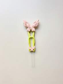 3D Butterfly Perler Bead Pen, 2.6mm Small Bead Double Needle Effort-Saving Design, Multiple Colors Available, Easy Bead Pickup Without Clogging For Beginners, Ceramic Needle. Suitable For Perler/Hama Bead Crafts, Pixel Art Creation, Classroom DIY And Bead Storage Organization. - Butterfly - View 10