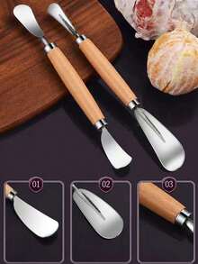 1pc Stainless Steel Grapefruit Peeler, Home Use Fruit Peeling Knife, Pomegranate Opener, Orange Opener, Multi-Function Fruit Opener - Multicolor - View 6