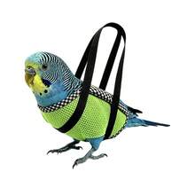 2pcs Portable Parrot Travel Bag Set, Escape-Proof Vest + Breathable Handbag, Suitable For Budgies/Cockatiels/Lovebirds And Other Small To Medium Parrots Outdoor Walking - Brown Two-piece Set - Small - View 10