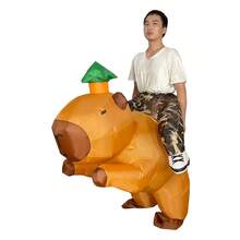 1pc (Blower Not Included) Capybara Costume/Stage Performance Prop Costume/Daily Funny Performance/Holiday Gift - Multicolor - View 4
