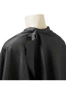 4/1pc Professional Hair Salon Apron - Extra Wide & Extra Long, Hairdressing Cape, Plus Size Friendly, Durable Black Material, With Adjustable Neck Strap And Buckle, Suitable For Hair Dyeing, Perming, Styling Protection - Multicolor - View 3