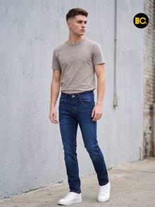 Men Jeans - Medium Wash - View 4