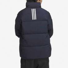 Jaket Bulu Angsa Klasik Kasual Adidas/Adidas Authentic New Legend Ink Blue JL9585 untuk Pria dan Wanita - Biru - View 3
