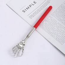 2pcs Stainless Steel Back Massager - Skull Shaped, Retractable Back Massager With Stainless Steel And Rubber Handle, Portable Retractable Tool, Instant Back Pain Relief, Suitable For Thanksgiving, Birthday, Christmas Gifts, Back To School, Travel, Home Essentials, Spa, Massage Tool - Multicolor - View 16