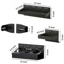 4Pc Magnetic Toolbox Tray Set Tool Box Cabinet Side Shelf Storage Van Workshop - A - View 10