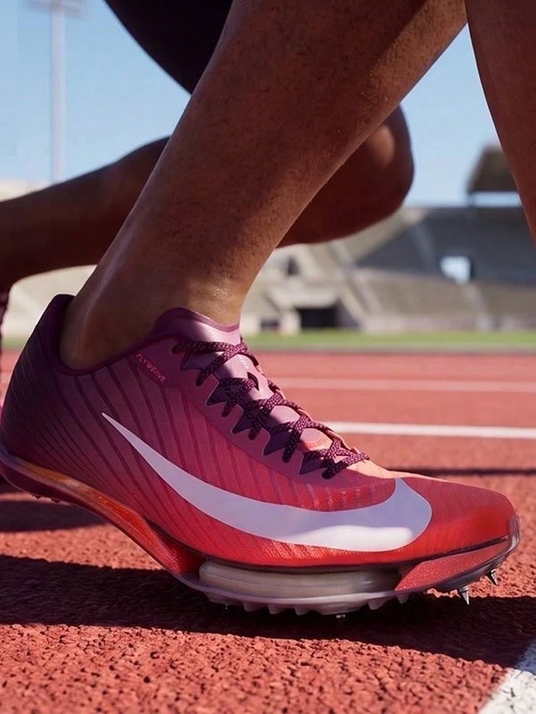 Nike Maxfly 2 Track Spikes, Comfortable And Durable, Orange-Red-Purple, Unisex, Low-Top - Orange-red-purple - View 1